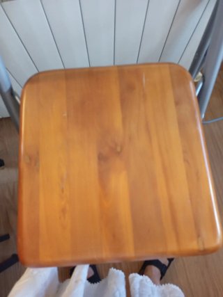 Taburetes altos cocina madera y metal