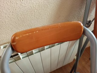Taburetes altos cocina madera y metal