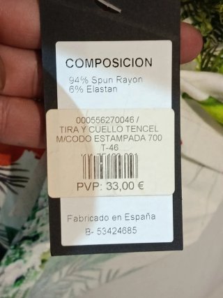 veste blouse imprimée à manches trois-quarts