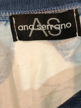 veste blouse imprimée à manches trois-quarts