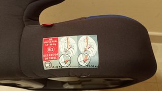 Silla elevador coche Grupo 15-36 kg