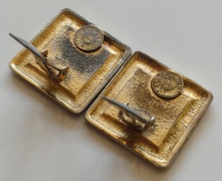 Pendientes Clip Vintage Celine Firmados 1989