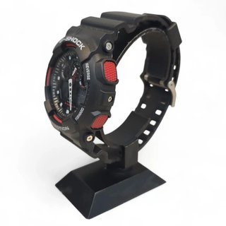 RELOJ CASIO G SHOCK GA 100 ESFERA NEGRA/CORREA GOMA + CAJA