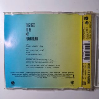 Madonna - This Used To Be My Playground CD Single