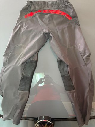 Pantalón Alpinestars Motocross Gris/Rojo