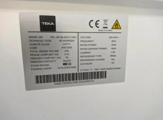 Frigorífico Combi Teka Blanco