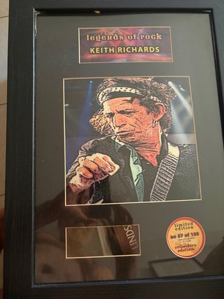 Cuadro Keith Richards Edición Limitada