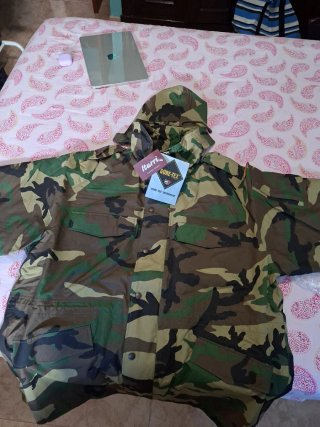 Chaqueta Gore-Tex Infantería Verde Talla SG