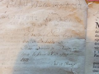 Gramática latina s.XVIII. Piel y pergamino