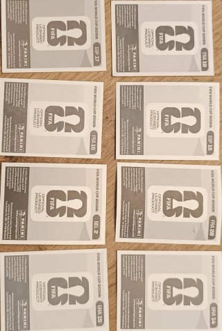 Lote 8 Cromos Especiales Mundial FIFA 2026