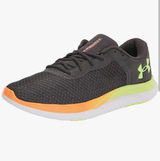 Zapatillas Under Armour Negras y Naranja