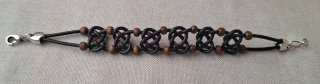 Pulsera celta artesanal cuero