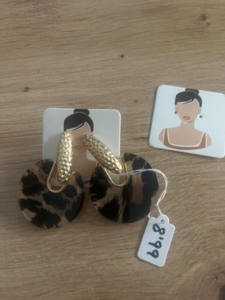 Pendientes leopardo y dorados