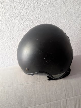 Casco Custom Café Racer Negro