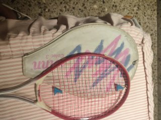 Raqueta de tenis Winn rosa