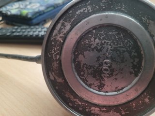 Aceitera antigua de metal samon