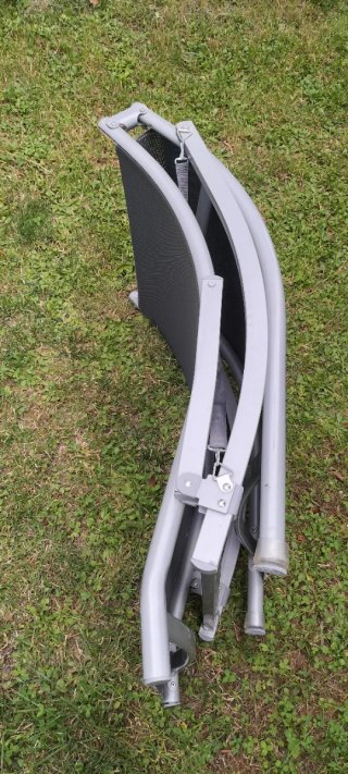 Lote 2 Tumbonas Plegables Metálicas Ergonómicas