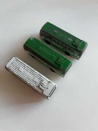 Lote 3 Autobuses Matchbox Karosa Coach