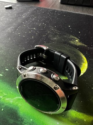 Garmin Fenix 5 Smartwatch Negro/Plata