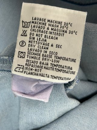 Cazadora Vaquera Mujer Talla 50 Azul