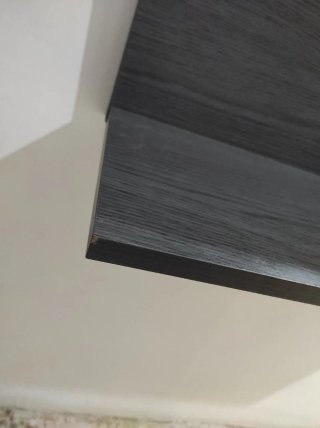 Recibidor con espejo y cajón gris