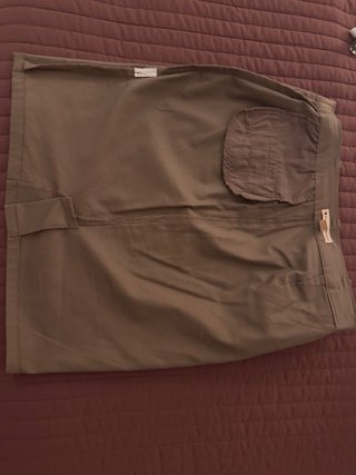 Falda beige