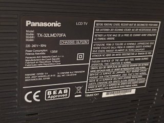 TV Panasonic 32 Negra