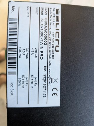 Sai Salicru 1000VA. TwinPro
