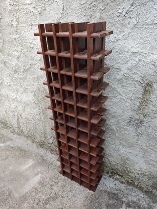 Botellero de madera