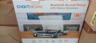 Tocadiscos Bluetooth Beige/Marrón
