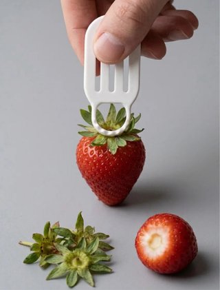 Descorazonador y Quitatallos de Fresas