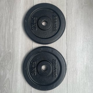 2 Discos de pesa 5 kg (DOMYOS)