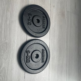2 Discos de pesa 5 kg (DOMYOS)