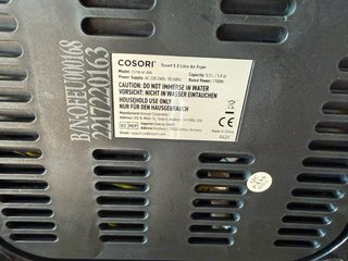 Freidora Cosori 5.5L Negra