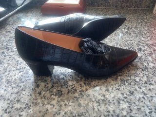 Zapatos de tacón Unisa negros mujer