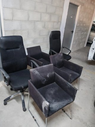 Conjunto de sillas de oficina