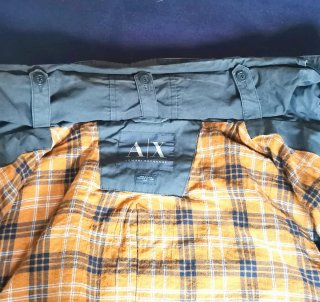 Cazadora 3/4 con capucha Armani Exchange original.