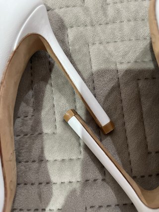 Zapato tacon Jimmy Choo Romy 100 Blanco Talla 34