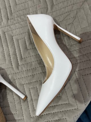 Zapato tacon Jimmy Choo Romy 100 Blanco Talla 34