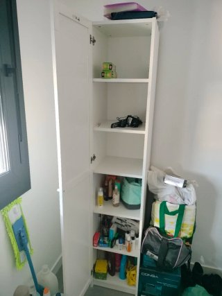 Mueble alto blanco organizador