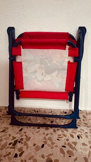 2 Reposeras Plegables Aluminio Disney + Adulto
