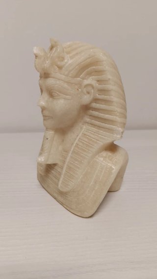 Escultura Cabeza Egipcia Piedra importada Egipto