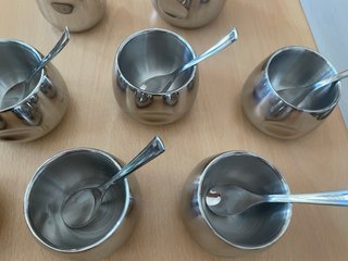 Set 6 tazze caffè AMC con zuccheriera e lattiera