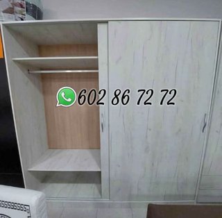 Armario con puertas correderas de 2 metros ancho