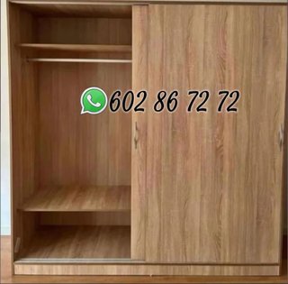 Armario con puertas correderas de 2 metros ancho