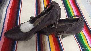 Zapatos de tacón marrones 36