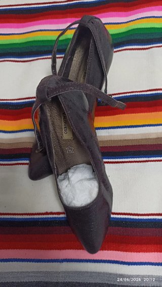 Zapatos de tacón marrones 36
