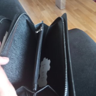 Cartera de piel XIANGYUNDAISHU negra