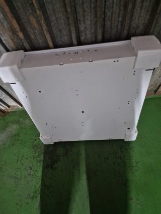 Plafón de techo blanco son 2 unidades en ese preci