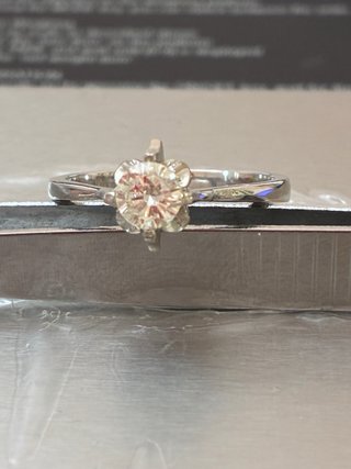 Anillo Oro 18k Diamante Natural 0.83ct